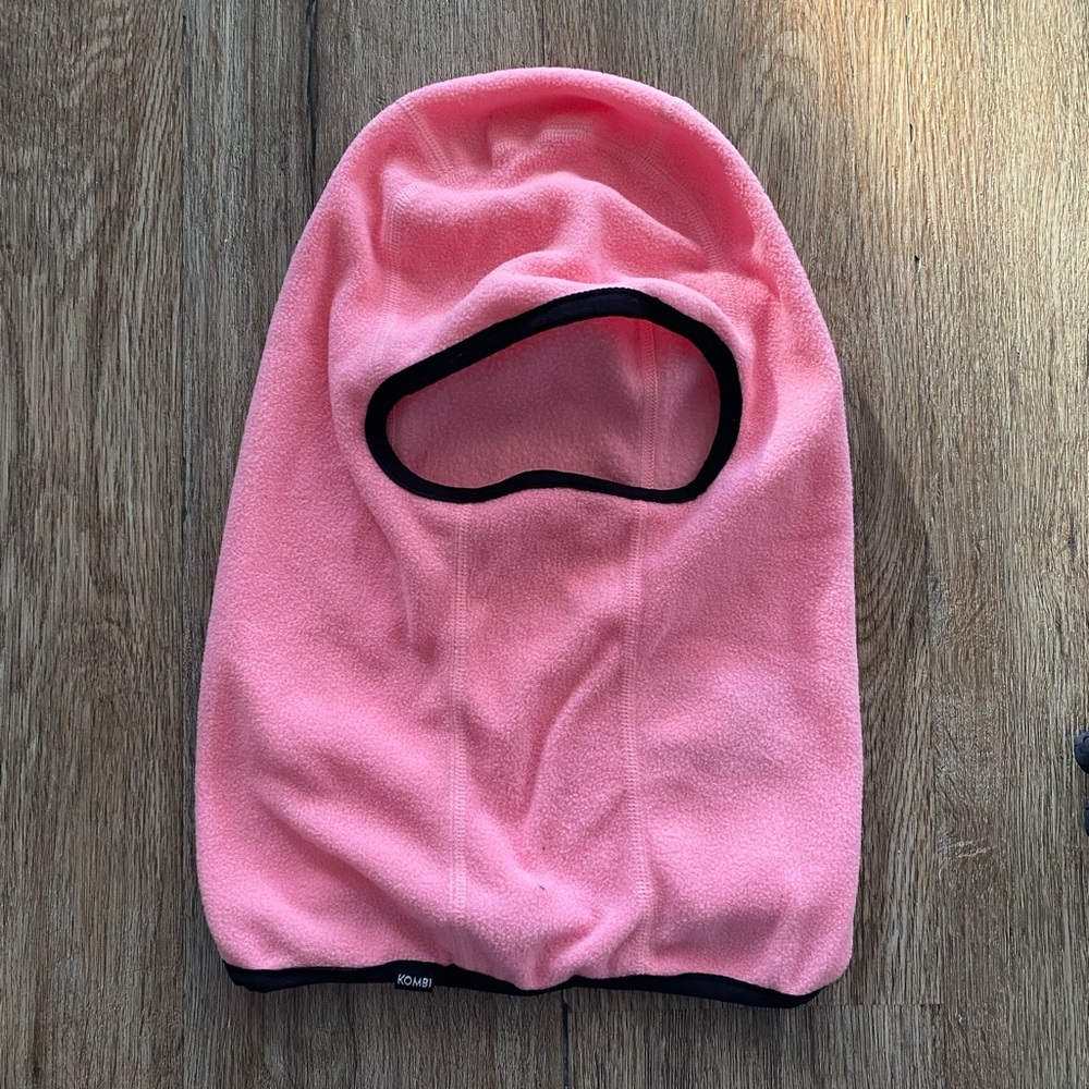 Kombi Pink Fleece Kids Balaclava